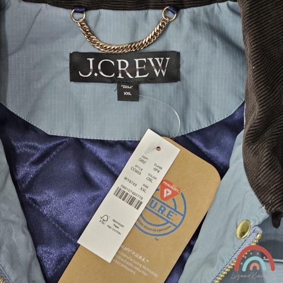 New! J. Crew Short Barn Jacket in English Ripstop Cotton - Picture 14 of 16